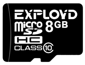 Карта micro-SD 8 GB EXPLOYD Class10