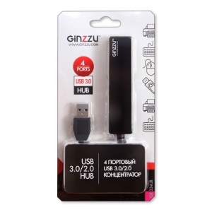 Коммутатор USB 2.0 GINZZU GR-334UB