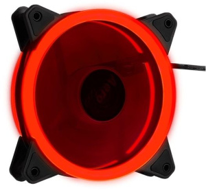 Кулер корпус 120x120x25 Aerocool Rev Red 120x120 3-pin 15dB 153gr LED Ret