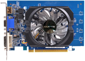 Видеокарта Gigabyte PCI-E GV-N730D5-2GI NV GT730 2048Mb 64b GDDR5 902/5000 DVIx1/HDMIx1/CRTx1/HDCP R