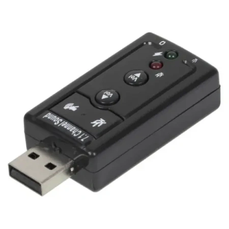 Звуковая карта USB TRUA71 (C-Media CM108) 2.0 channel out 44-48KHz volume control ASIA 8 C V/V