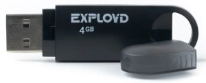 Карта USB2.0 4 GB EXPLOYD 4GB-570 черный