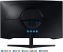 Монитор 32" Samsung Odyssey G5 S32CG550EI черный