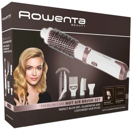 Фен-расческа Rowenta Hot Air Brush CF7830F0 с ионизацией