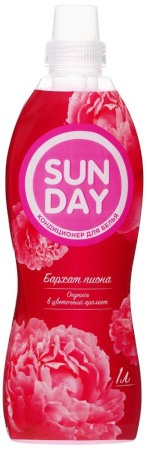 Кондиционер для белья Sunday 1 л, Бархат Пиона