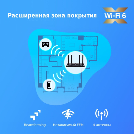 Маршрутизатор Wi-Fi TP-Link Archer AX10