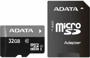 Карта micro-SD 32 GB ADATA AUSDH32GUICL10-RA1Class10 + adapter