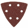 Треугольник шлифовальный MATRIX с липучкой, 93 мм Р 100, 5 шт.(73861)