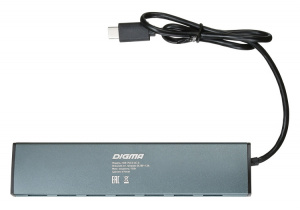 Коммутатор USB-C Digma HUB-7U3.0-UC-G 7порт.