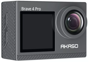Экшн-камера AKASO BRAVE 4 PRO. Цвет: серый.