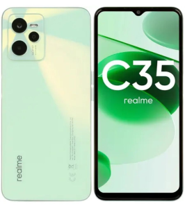 Сотовый телефон REALME C35 64Gb зеленый