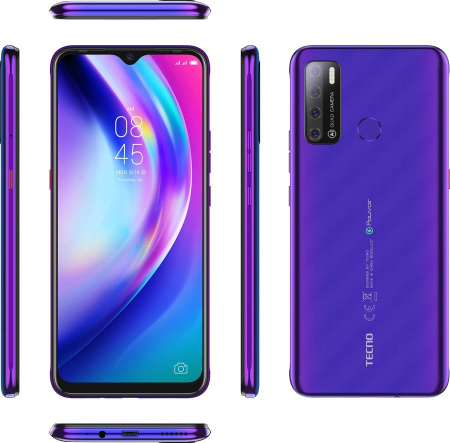 Сотовый телефон TECNO Pouvoir 4 (LC7) Fascinating Purple/фиолетовый