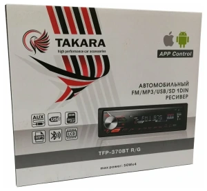 Автомагнитола-FLASH TAKARA TFP-370BT Red