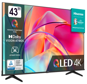 Телевизор 43" HISENSE 43E7KQ SMART TV