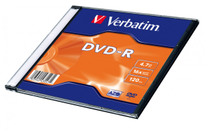 DVD-R VERBATIM 4,7Gb/16x (slim) 43547