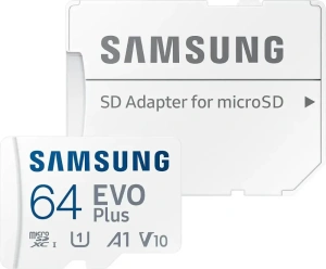 Карта micro-SD 64 GB Samsung MB-MC64SA/APC EVO Plus Class 10, UHS-I, W 