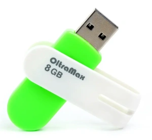 Карта USB2.0 8 GB OLTRAMAX 220 зеленый