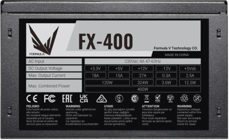 Блок питания Formula ATX 400W FX-400