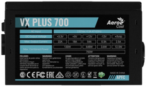 Блок питания Aerocool ATX 700W VX PLUS
