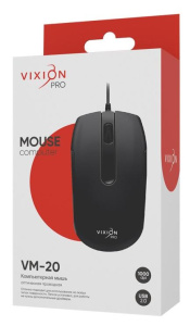 Мышь Vixion VM-20 PRO черная