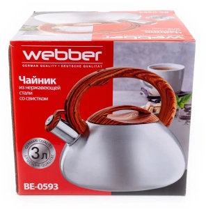 Чайник со свистком WEBBER BE-0593, 3 л.