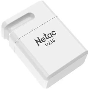 Карта USB2.0 64 GB NETAC U116 NT03U116N-064G-20WH USB2.0 белый