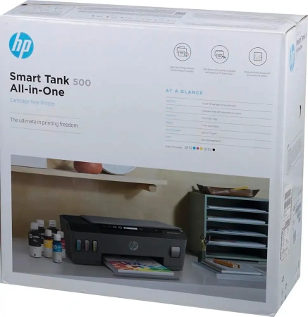 МФУ струйный HP Smart Tank 500 AIO (4SR29A) черный