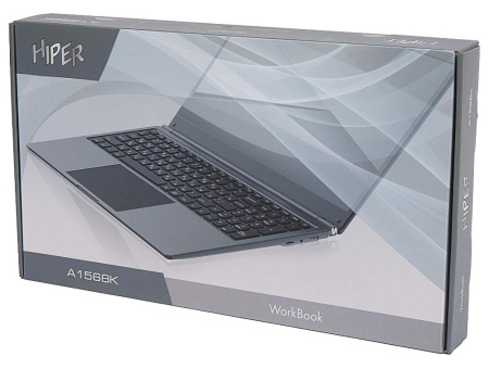 Ноутбук 15.6"  HIPER Workbook A1568K i5-1135G7 8GB/512GB/IrisXeGr W10Prof (A1568K1135W1) черный