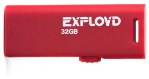 Карта USB2.0 32 GB EXPLOYD 580 красный