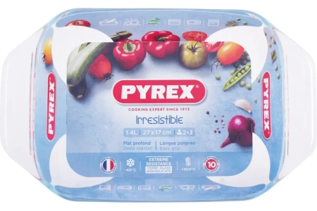 Форма для выпечки стекло Pyrex, прямоугол., 17х27 см, 1,4 л. (406B000/7046)(235905)