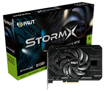 Видеокарта RTX 4060 8 Gb Palit STORMX [NE64060019P1-1070F]