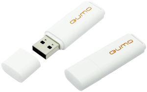 Карта USB2.0 8 GB QUMO OPTIVA QM8GUD-OP1-white