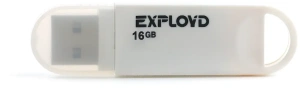 Карта USB2.0 16 GB EXPLOYD 570 белый