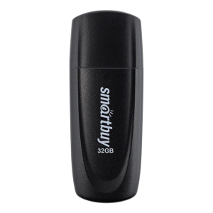 Карта USB2.0 32 GB Smartbuy Scout Black черный (SB032GB2SCK) 