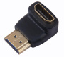 Переходник HDMI вилка - HDMI розетка угловой Belsis SP3003