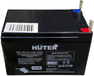 Аккумулятор 12А HUTER д/генератора свинцово-кислотно (64/1/23)