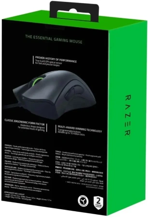 Мышь Razer DeathAdder Essential, черный (RZ01-03850100-R3M1)