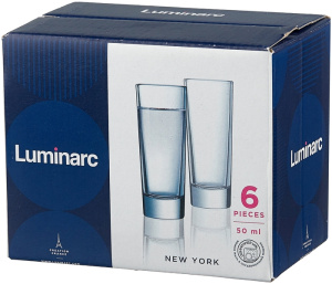 Набор стопок LUMINARC NEW YORK 50мл 6шт H5018