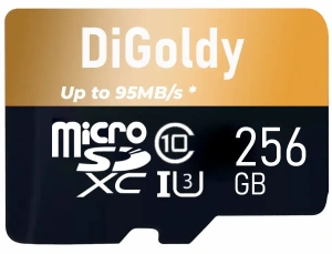Карта micro-SD 256 GB DIGOLDY Class 10 UHS-1 Extreme Pro (U3) (DG256GCSDXC10UHS-1-ElU3 w)