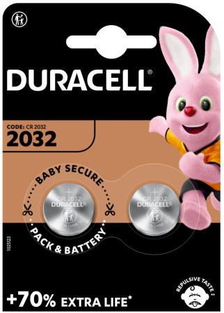 Батарейка Duracell CR2032 (2 шт)