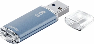 Карта USB2.0 8 GB SMARTBUY V-CUT BLUE (SB8GBVC-B)