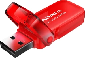 Карта USB2.0 64 GB A-DATA AUV240-64G-RRD USB2.0 красный