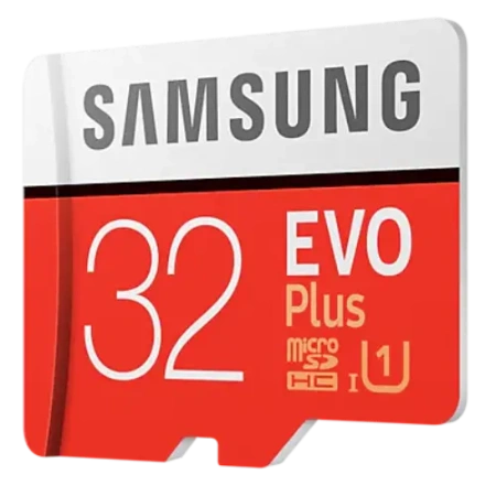 Карта micro-SD 32 Gb SAMSUNG MB-MC32GA/RU EVO PLUS (+ адаптер)