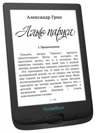 Книга электронная PocketBook 606 черный