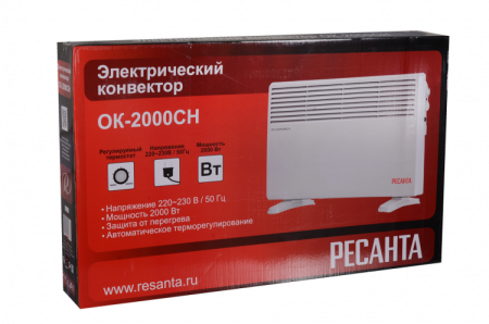 Обогреватель конвекторный РЕСАНТА ОК-2000СН (67/4/21)(*7)