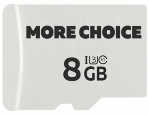 Карта micro-SD 8 GB More choice Class10 MC8 (4610196407505)