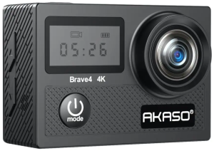 Экшн-камера AKASO BRAVE 4. Цвет: черный.