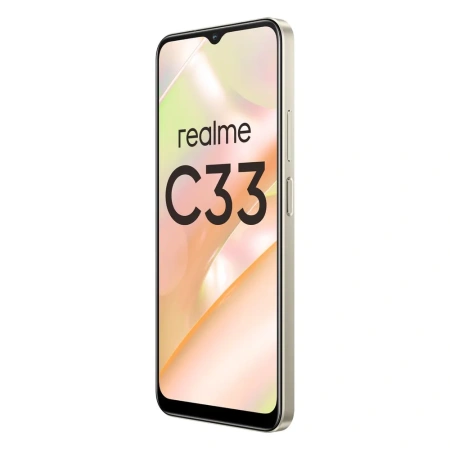 Сотовый телефон REALME C33 32Gb золотистый