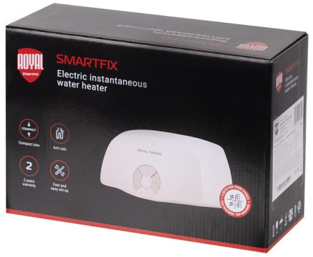 Водонагреватель проточный Royal Thermo Smartfix S (3,5 kW) - душ