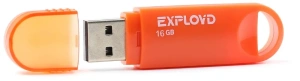 Карта USB2.0 16 GB EXPLOYD 570 оранжевый